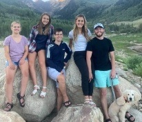 Dentist and family on a hike